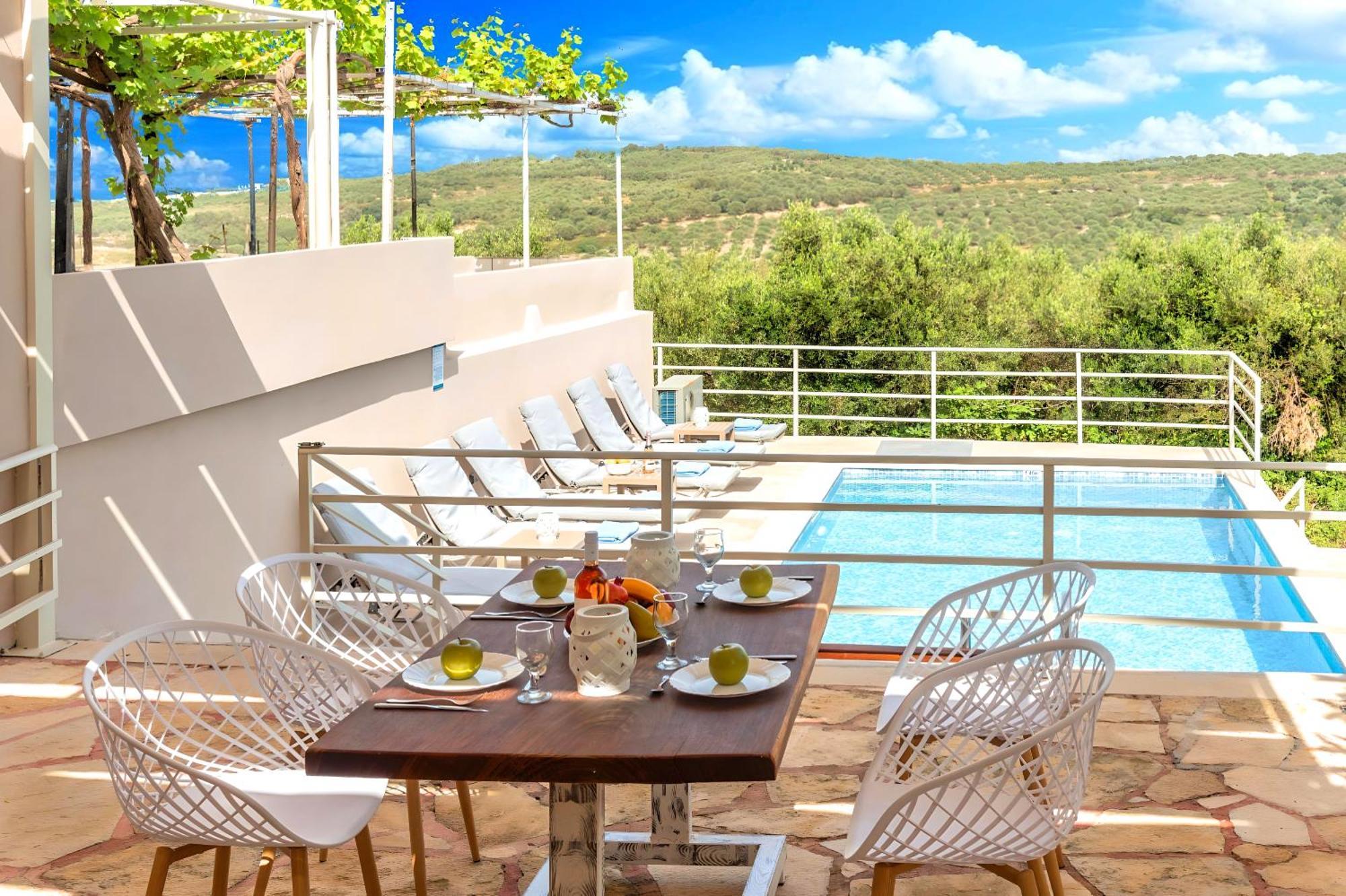 וילה Cretan Breeze Heated Pool *